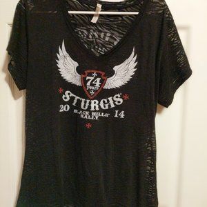 Sturgis Harley Davidson Shirt Woman's 2XL